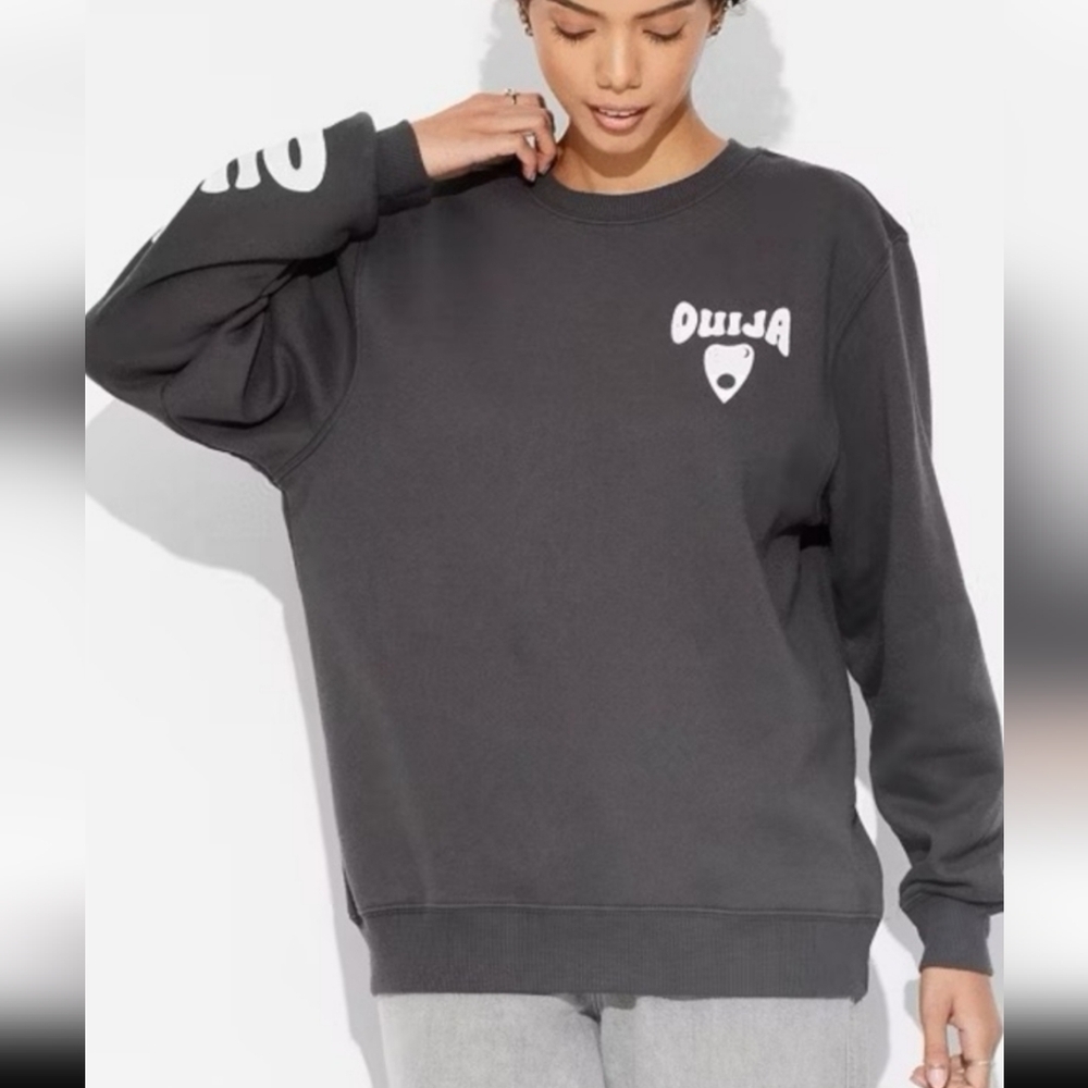 Ouija board women sweatshirt  gray